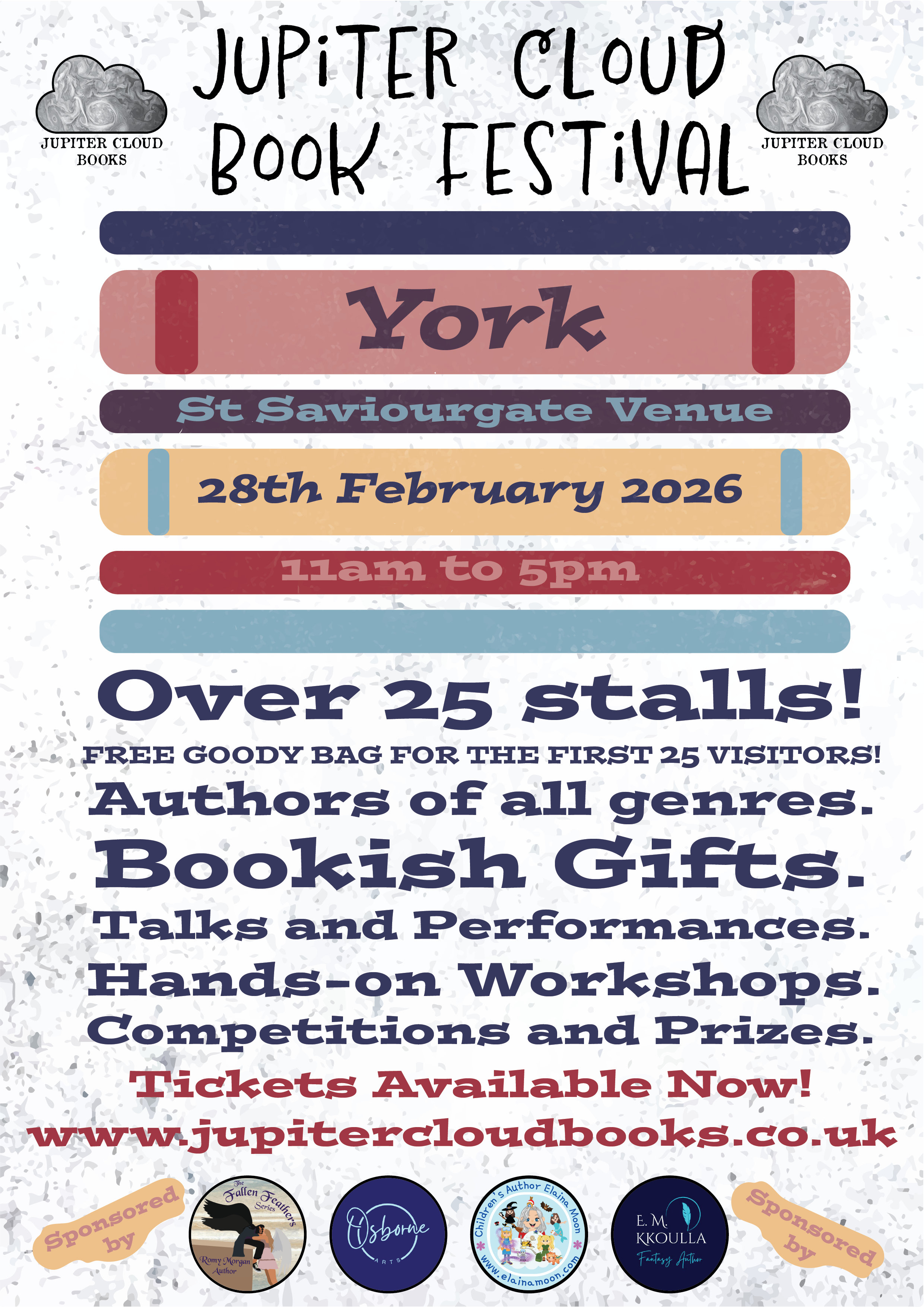 Jupiter Cloud Book Festival In Yorkshire