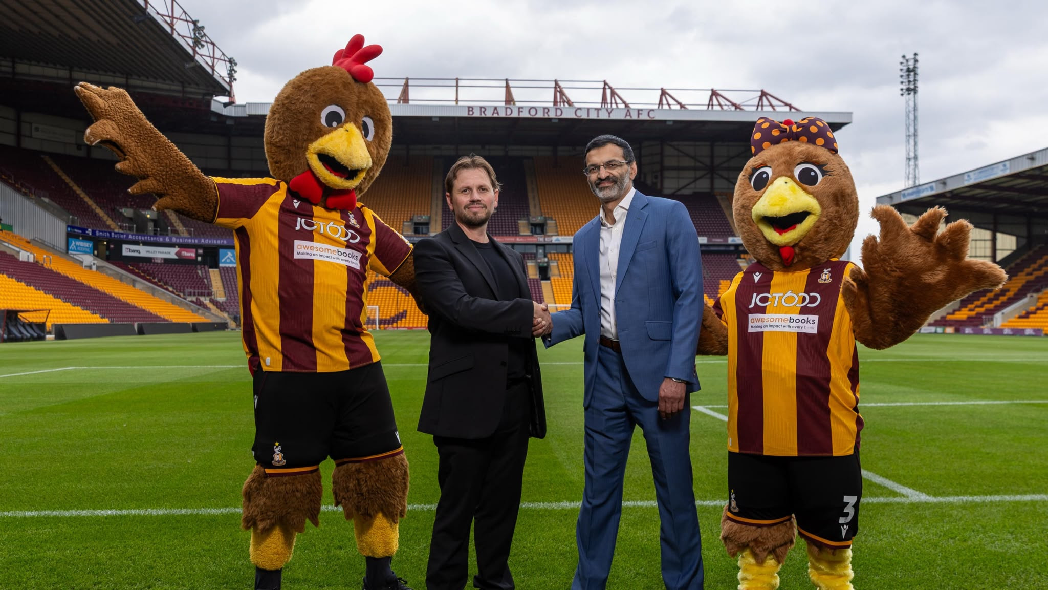 Featured image for Bradford City AFC Partners with Awesome Books to Boost Literacy in Local Community - Sport