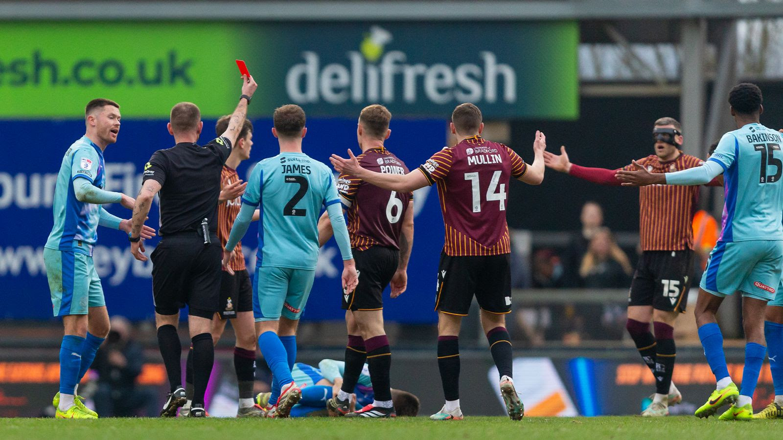 Aden Baldwin's Three-Match Suspension at Bradford City