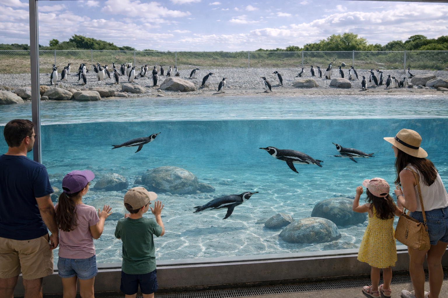 Award-Winning Yorkshire Wildlife Park Has Released the First Images of Its Exciting New Penguin Facility