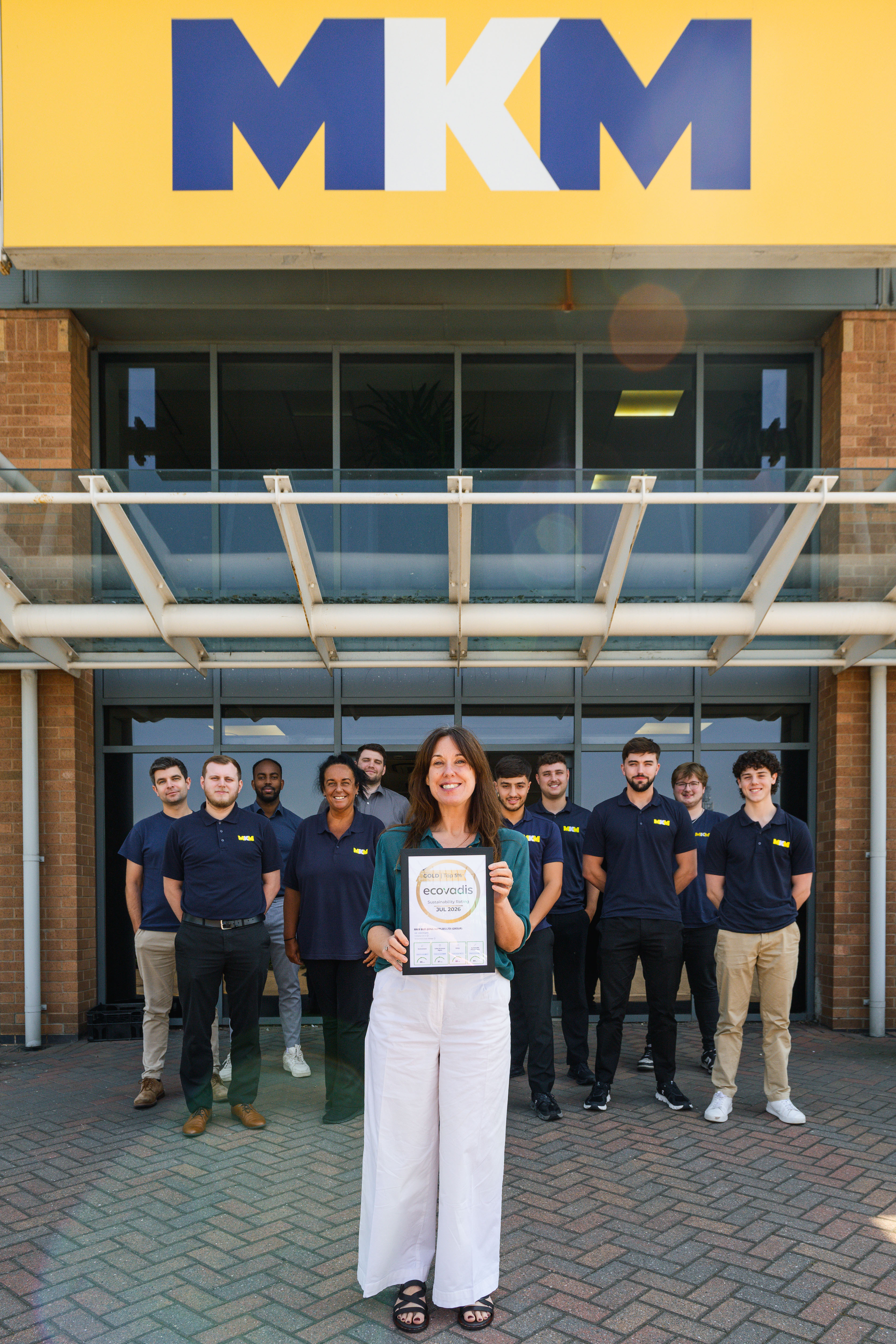 MKM Building Supplies Achieves Gold EcoVadis Medal for Sustainability