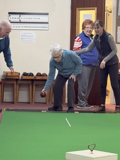 Residents Enjoy First Carpet Bowls Experience in Northallerton