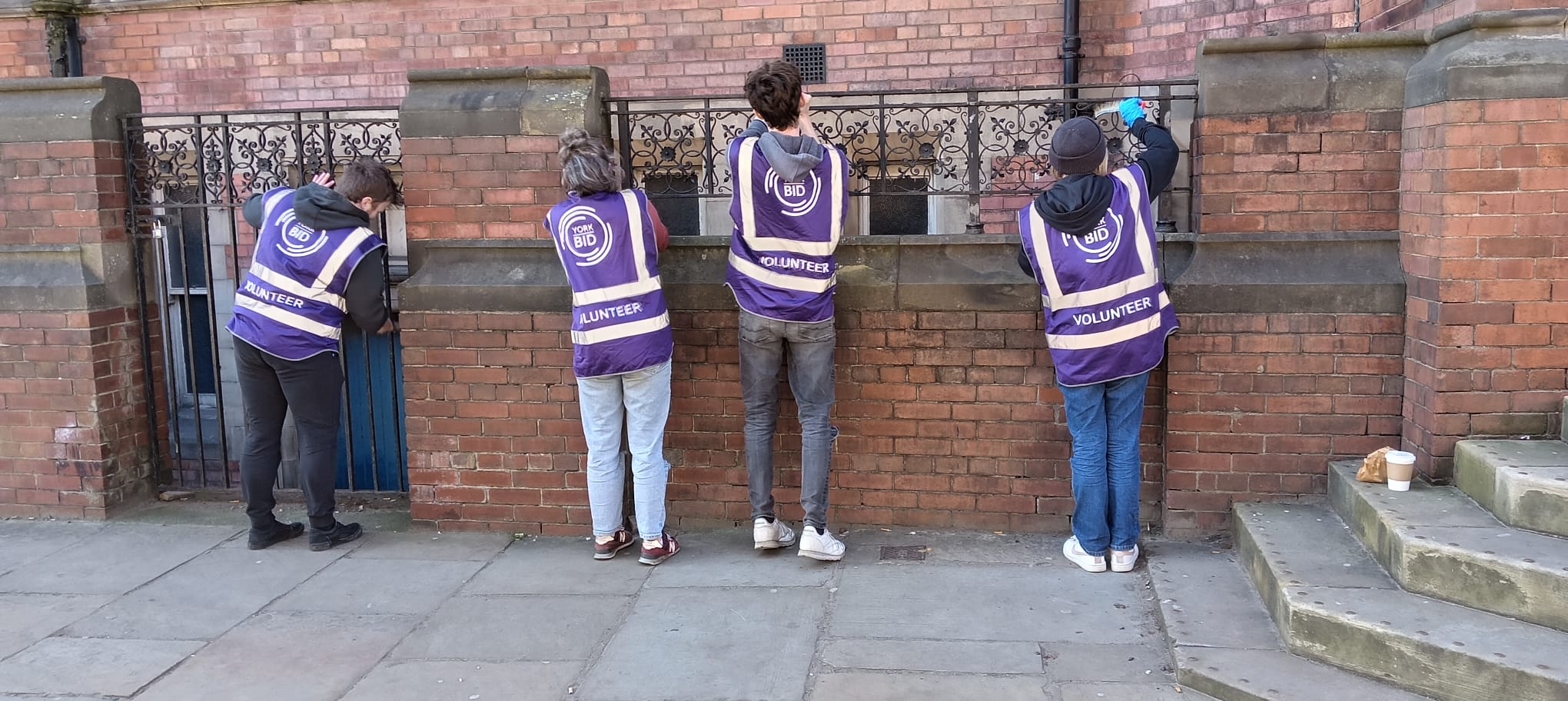 Volunteers join York BID in sprucing up city centre