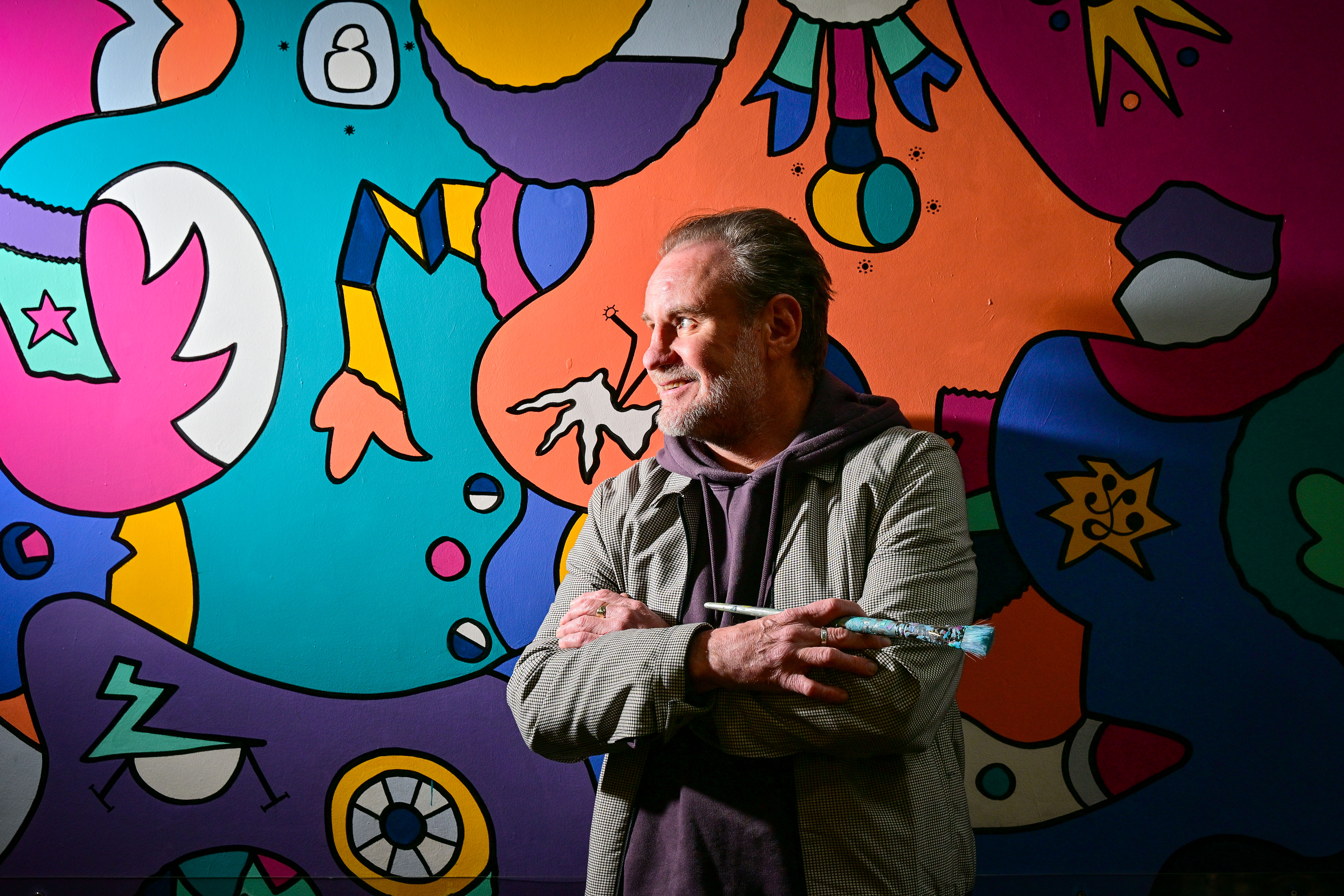 Nicolas Dixon Unveils New Mural 'Castle in the Sky' at Xscape Yorkshire