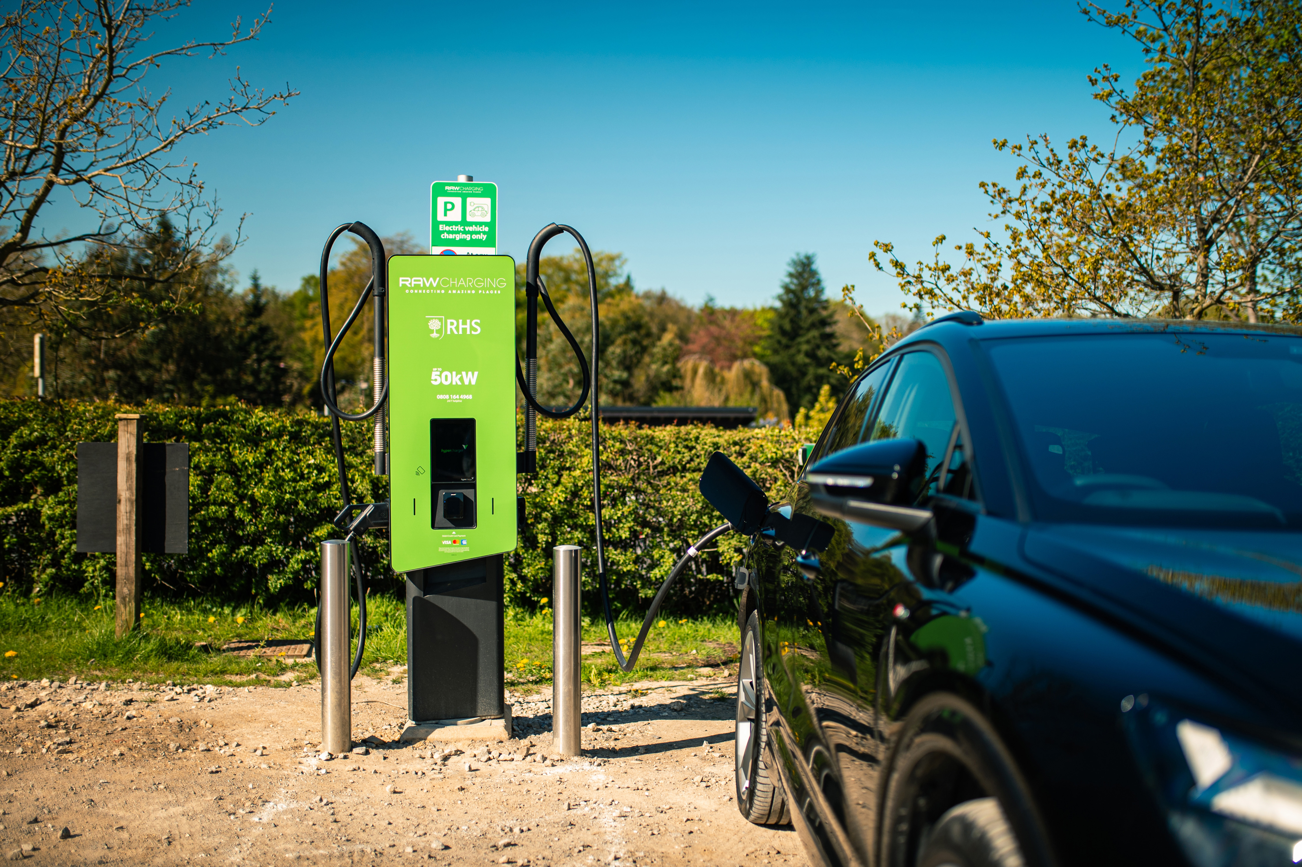 RHS Garden Harlow Carr Launches 16 New Free Electric Vehicle Charging Bays
