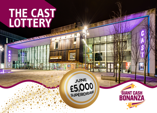 Doncaster's Cast Theatre Launches Charity Lottery with £5,000 Prize for June Superdraw