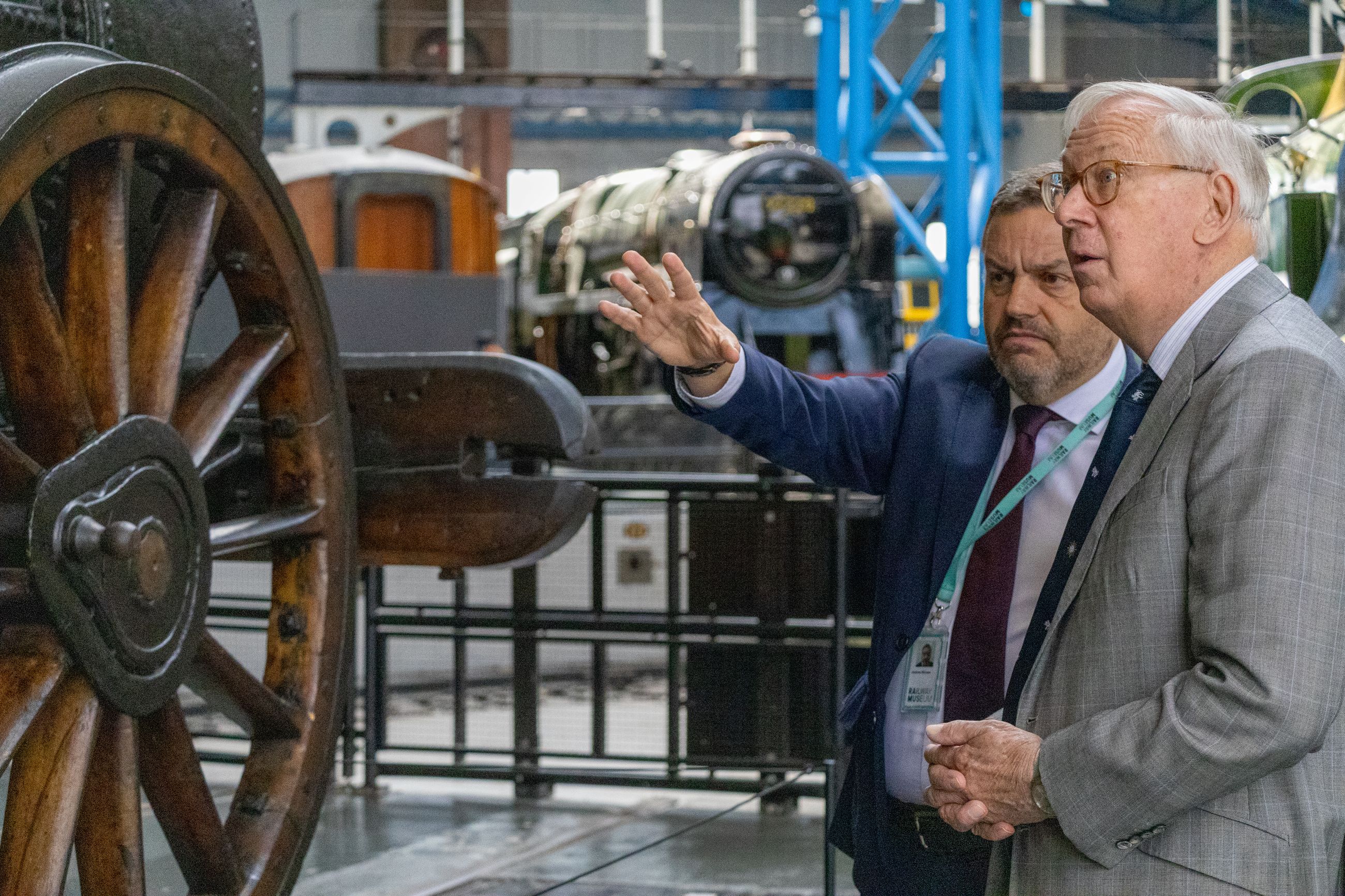 Duke of Gloucester Visits National Railway Museum to Discuss Transformation Plans