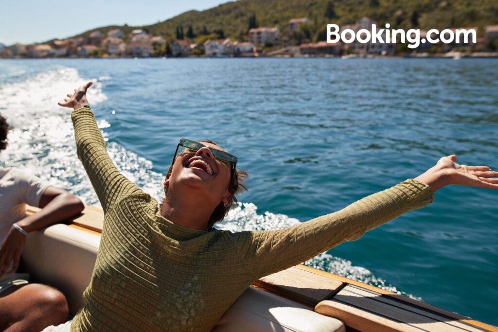 Happy holidaymaker