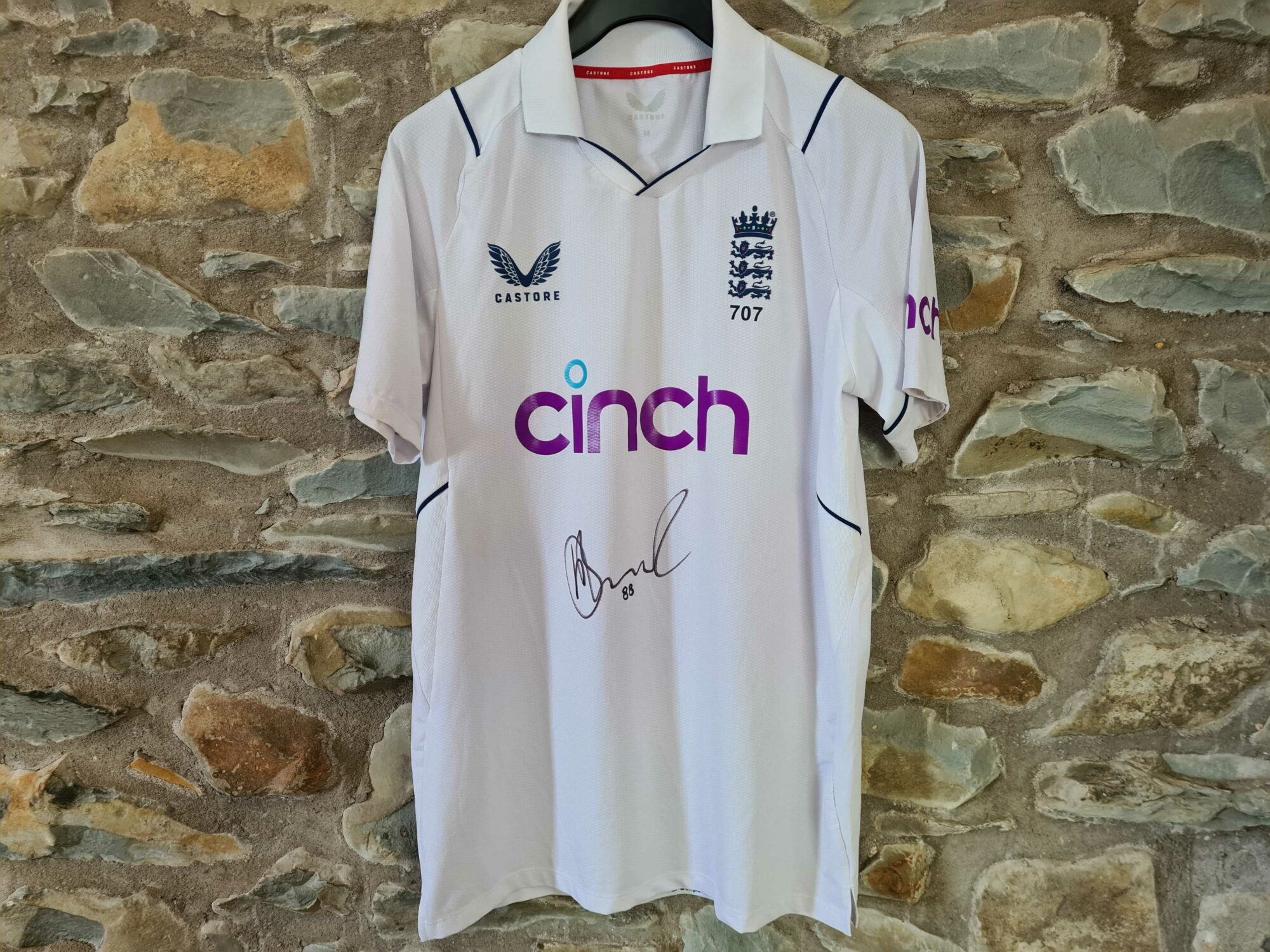 Giveaway: England cricket shirt signed by Harry Brook