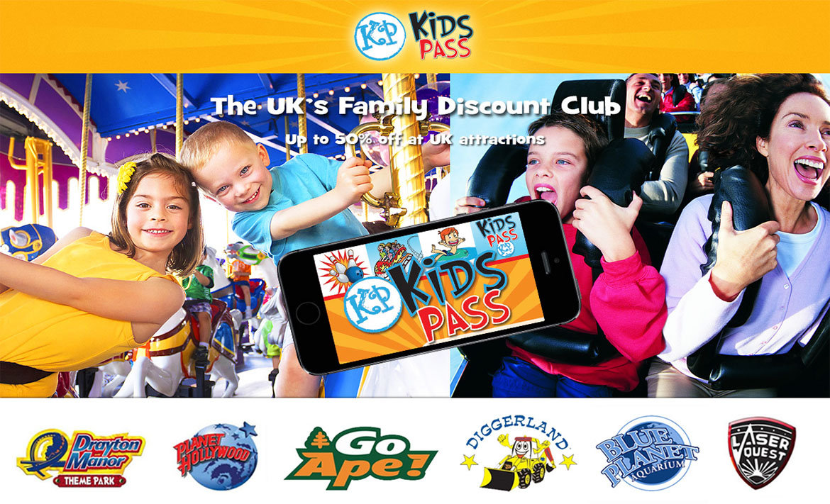 Kids Pass - June 2024 Special Offer - £1 for 50 days
