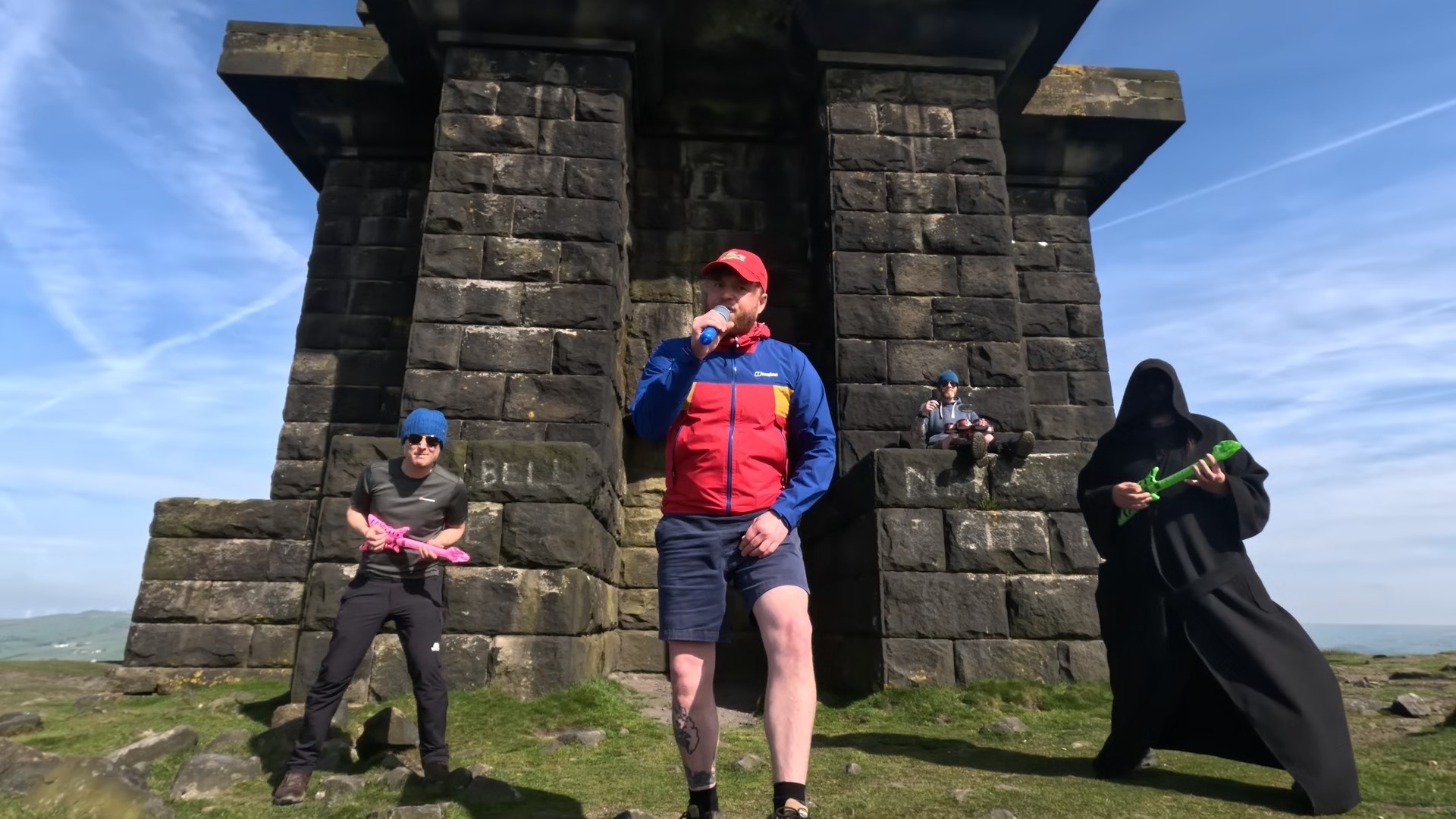 Midnight Architects Rocking Out on the Pennine Way