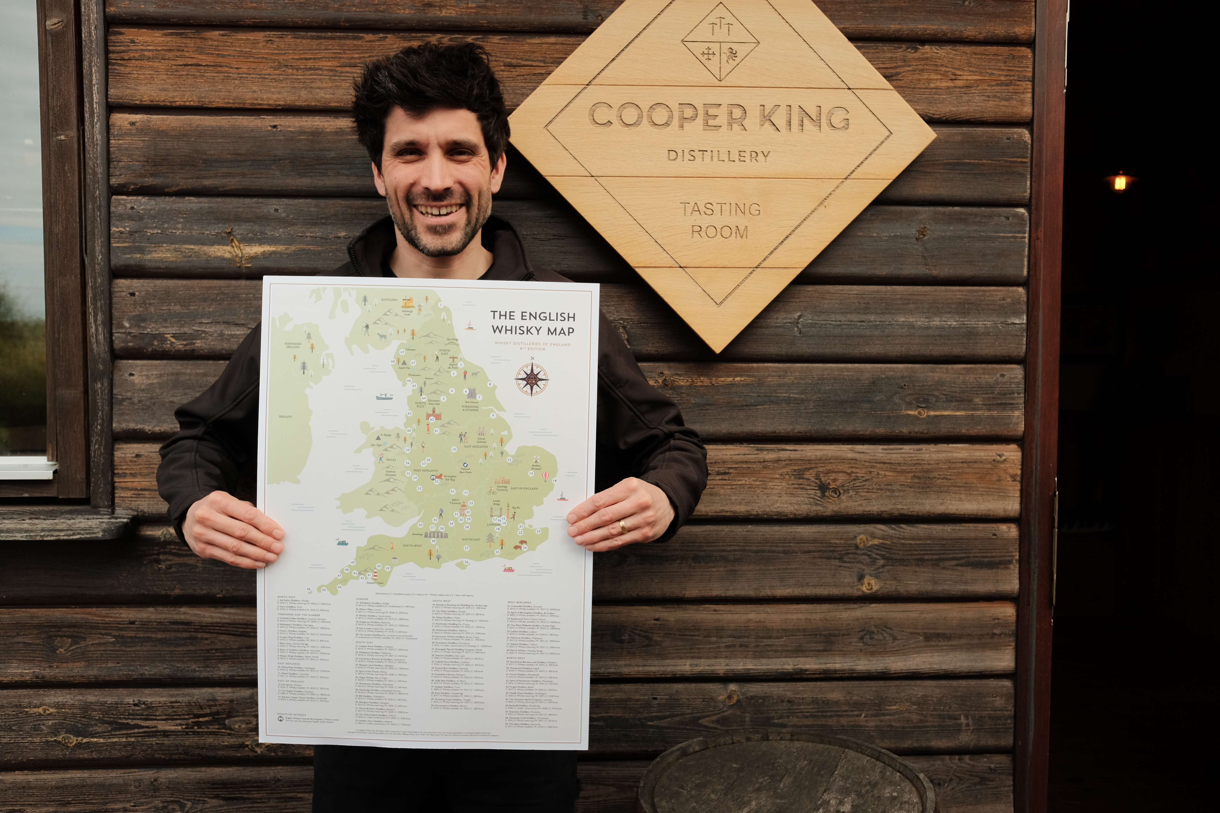 Cooper King Distillery Launches 2026 English Whisky Map Featuring 69 Distilleries
