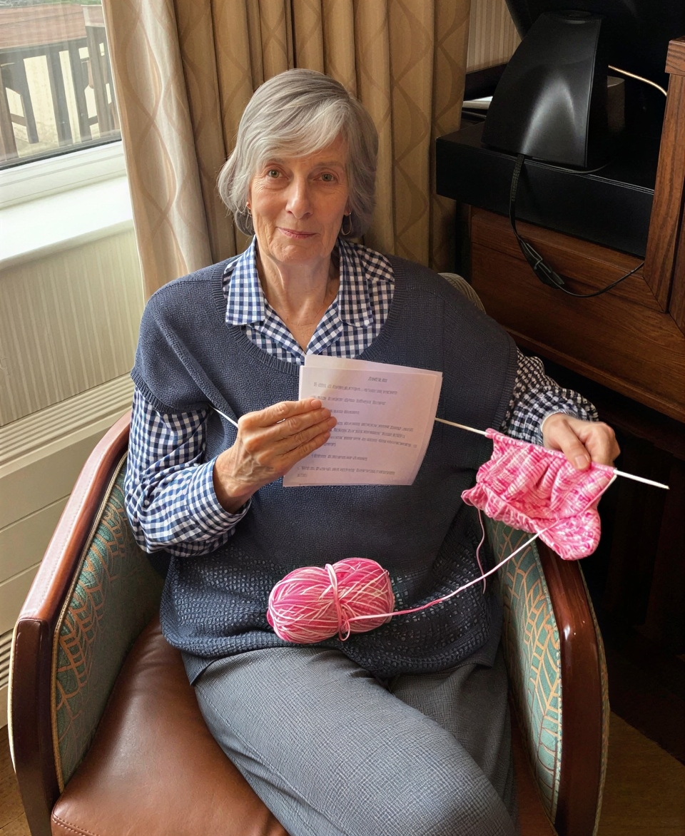 Hampden House Residents Create Knitted Hats for Newborns at Harrogate Hospital