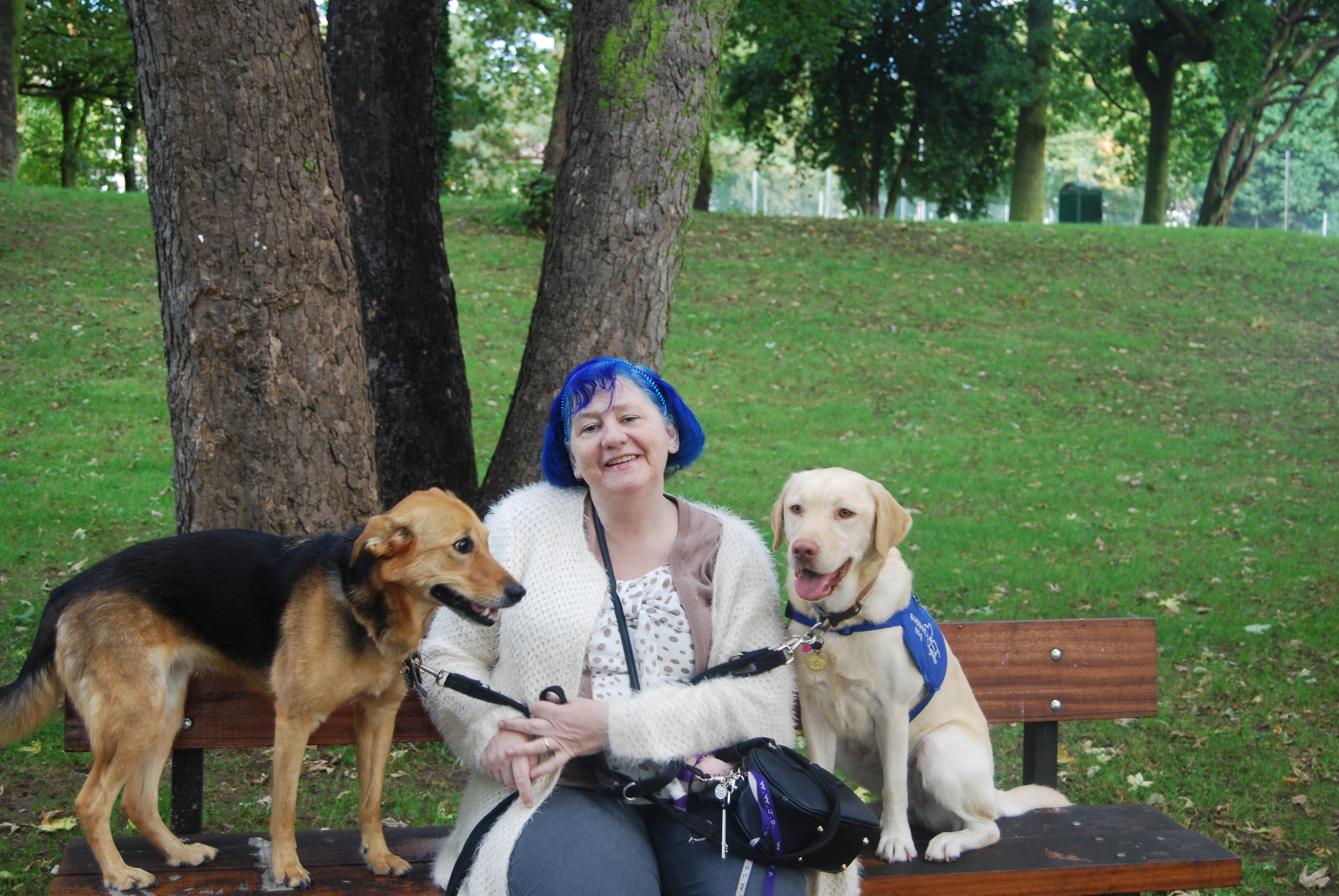 Doncaster Woman Celebrates Independence Thanks to Support Dogs and Bonbon
