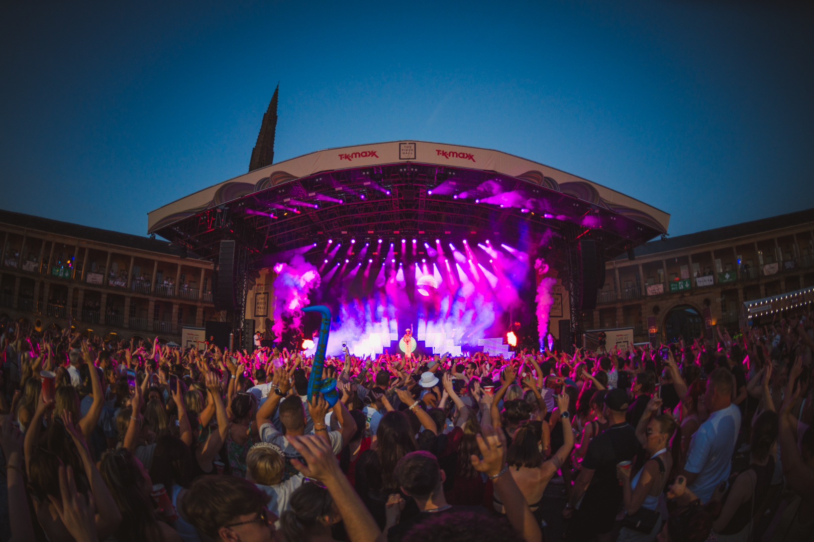 Featured image for Ellie Sax Delivers Unforgettable Ibiza Vibes at Halifax's Piece Hall Concert Series - Arts & Culture