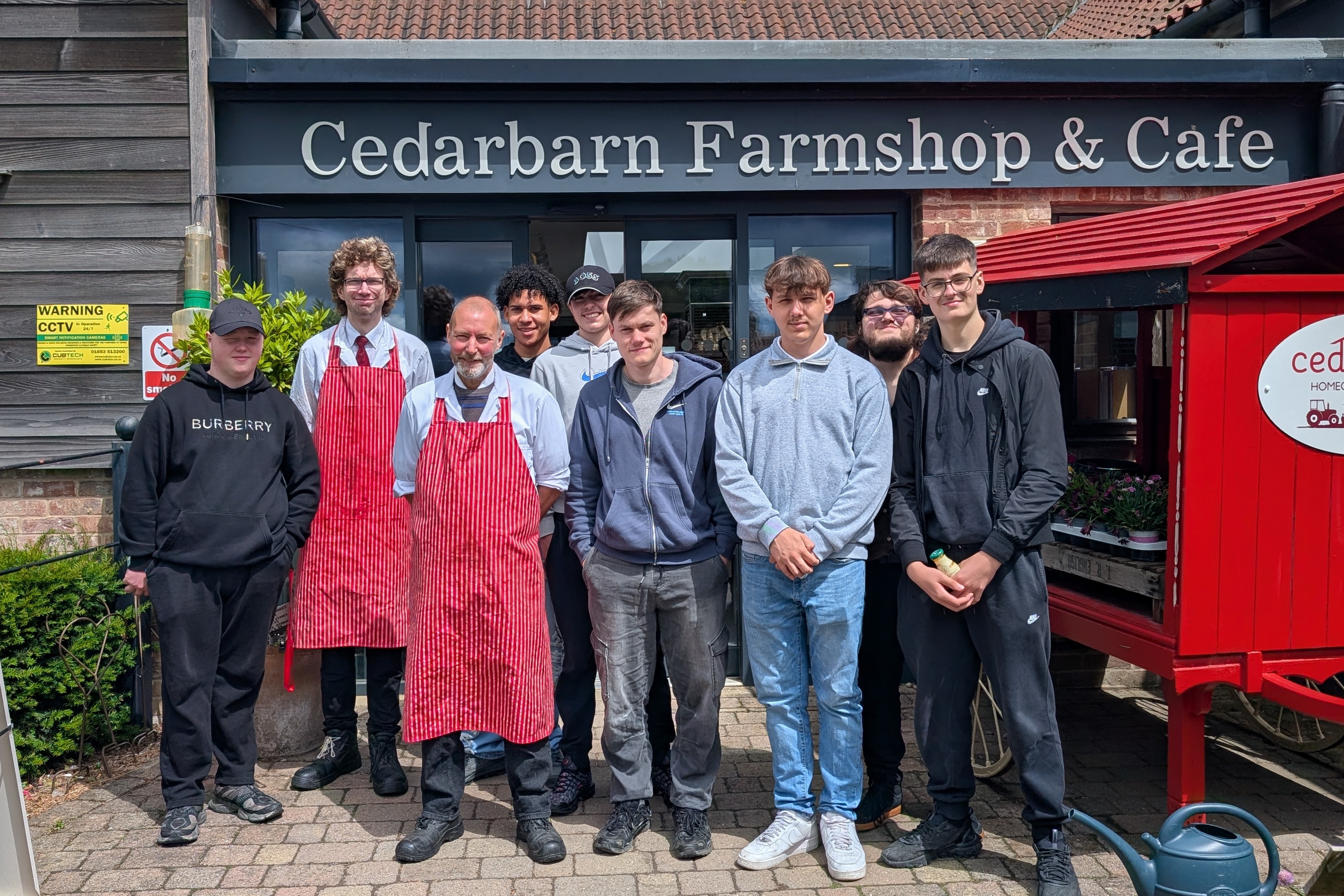 Featured image for Butchery Apprentices from Bishop Burton College Visit Cedarbarn Farm Shop in Pickering - Business