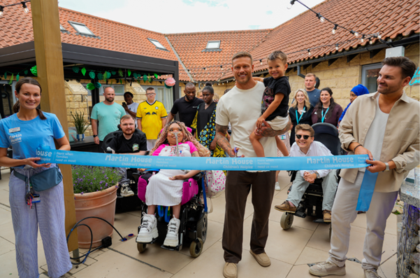 Alex Bowen Opens New Love Island-Inspired Courtyard at Martin House Hospice in Yorkshire