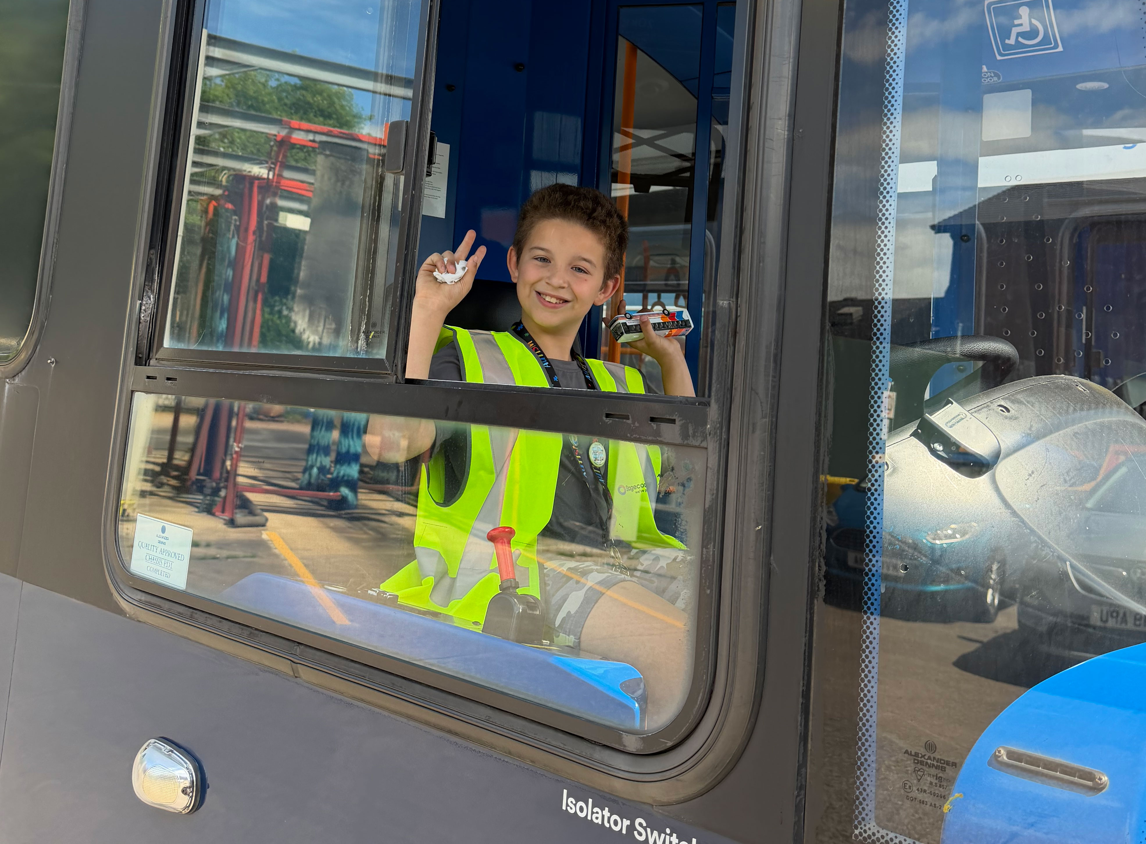 Featured image for Young Bus Enthusiast Iyzaac Enjoys Special Tour at Stagecoach Sheffield Depot - Traffic & Travel