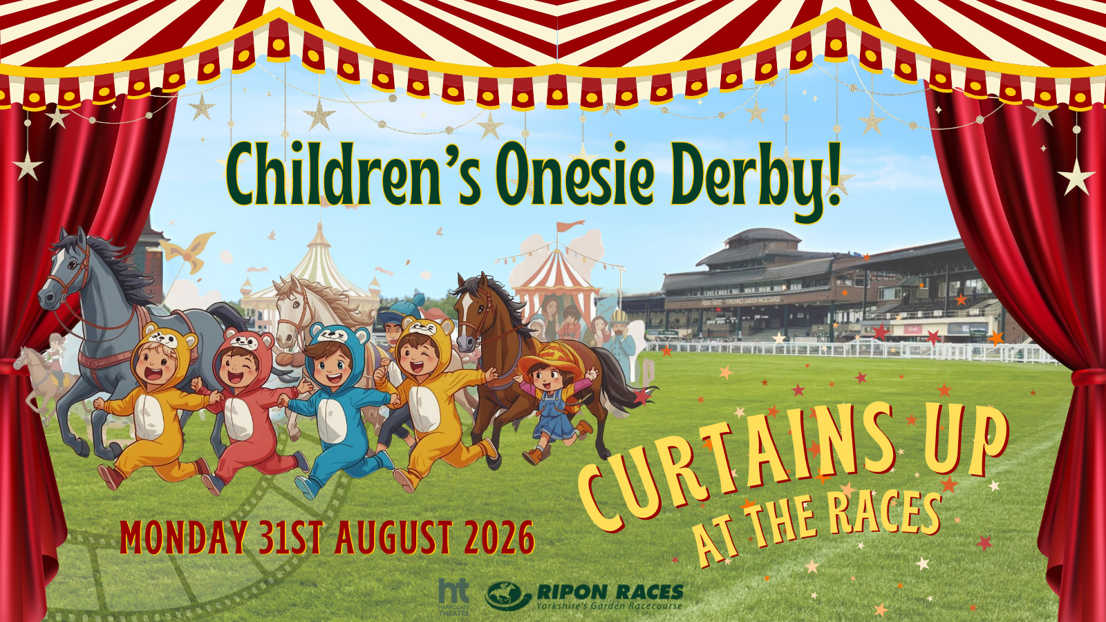 Harrogate Theatre Onesie Derby Set for 31st August at Ripon Racecourse