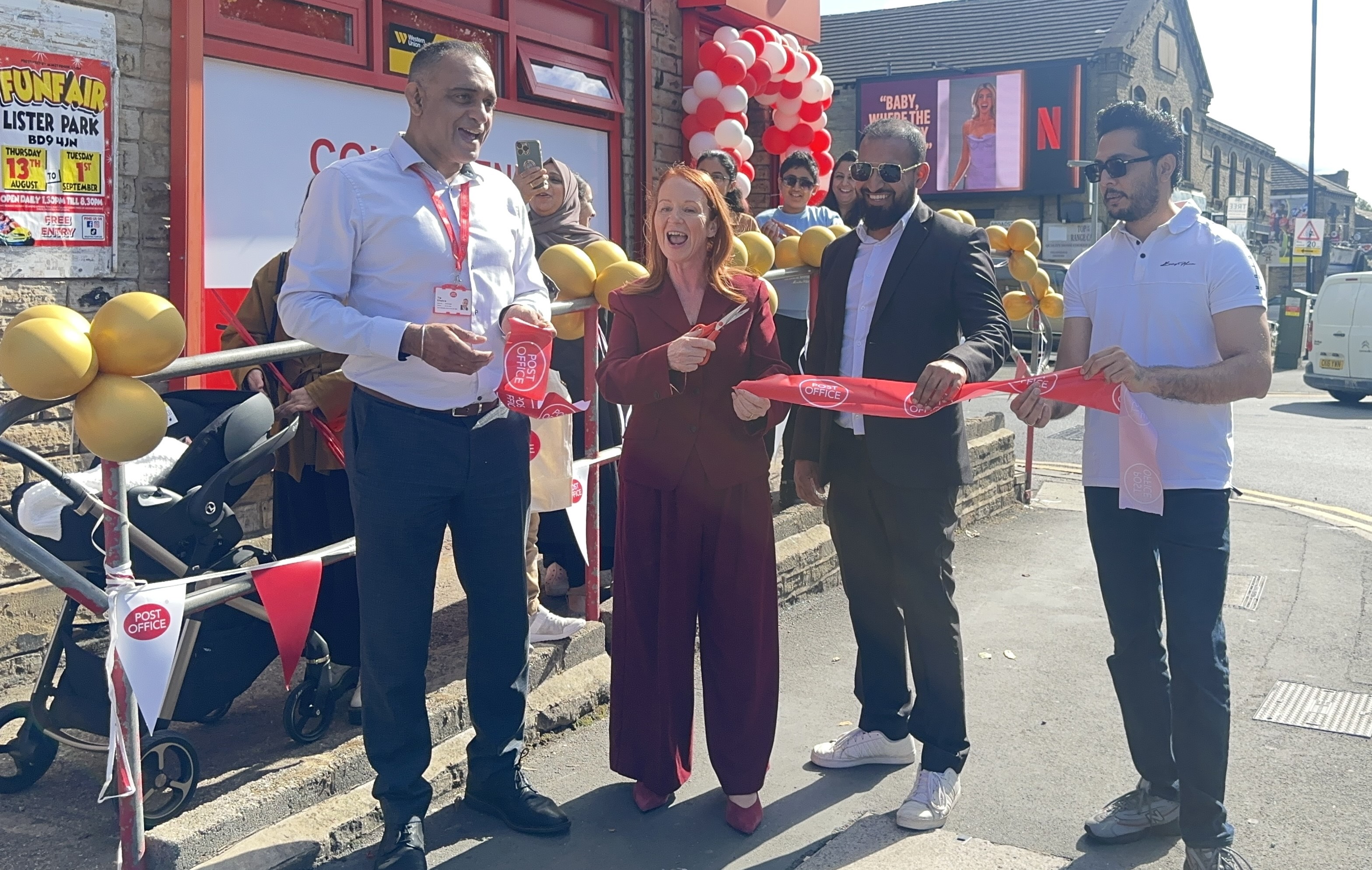 Tong Street Post Office Reopens in Bradford