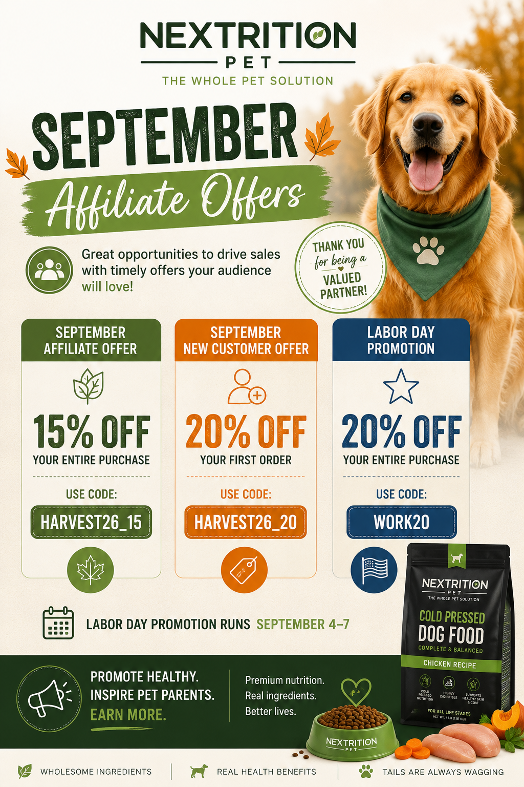Featured image for Nextrition Pet Launches 20% Discount Offer Starting September 4, 2026
