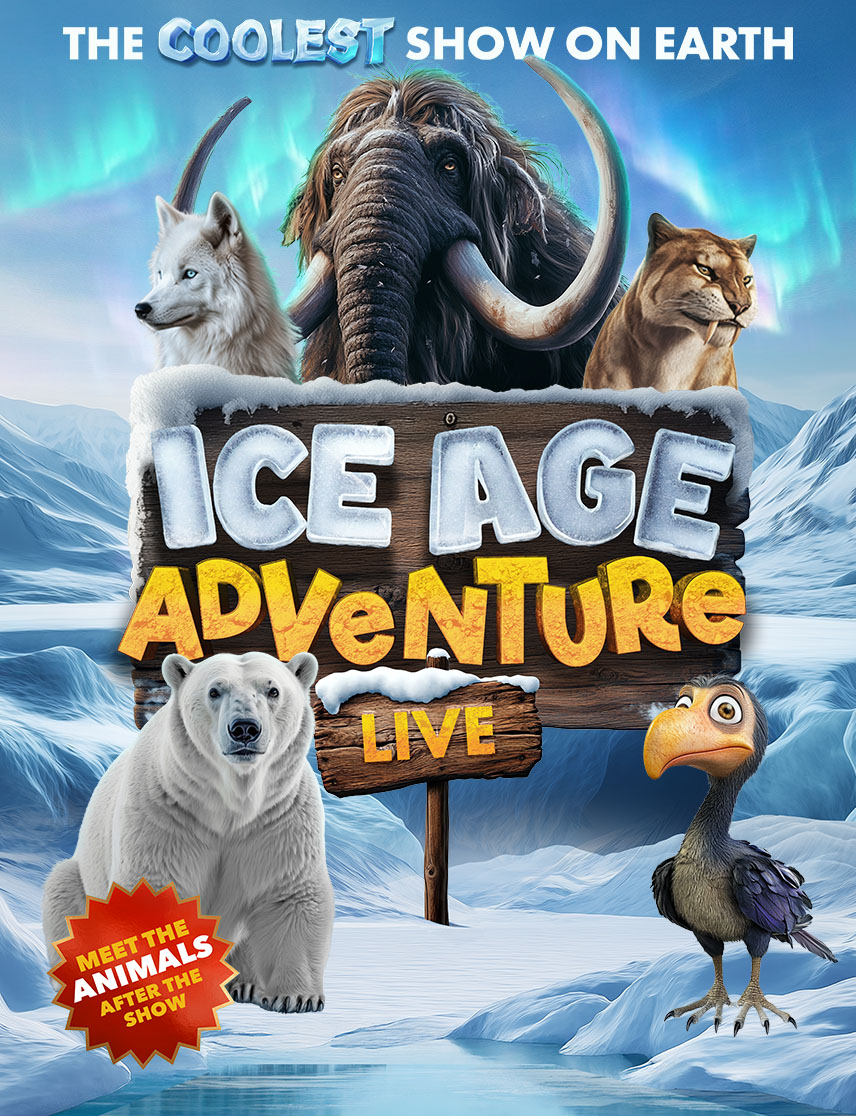 Featured image for Families in Rotherham to Enjoy Ice Age Adventure Live on 28th October 2026 - Community
