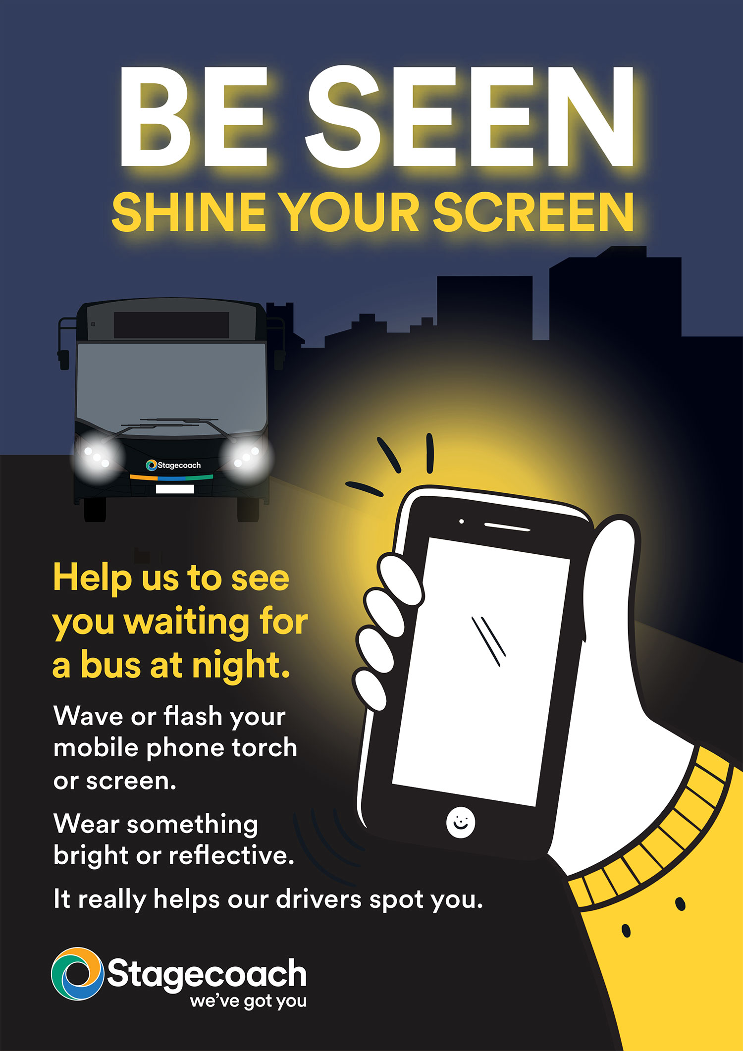 Featured image for Stagecoach Yorkshire Launches Campaign for Passenger Visibility at Bus Stops - Traffic & Travel