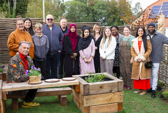 Chris Packham Visits Martin House Children's Hospice in Yorkshire to Open New Garden of Memories