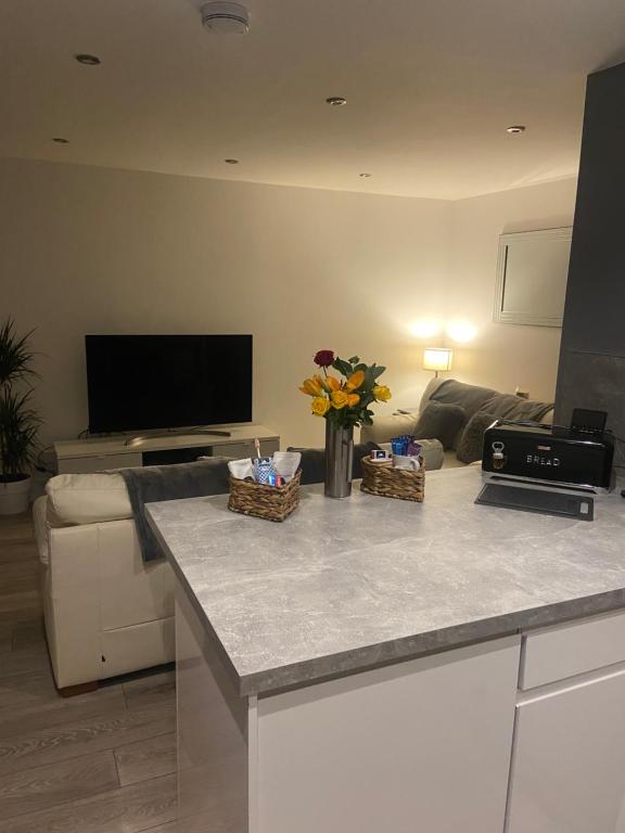 Spacious one bed ground floor apartment