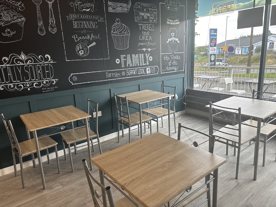 Dining at Smokies' cafe and takeaway in barnsley
