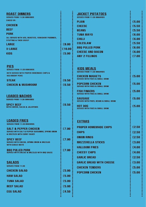 Bumbles takeaway