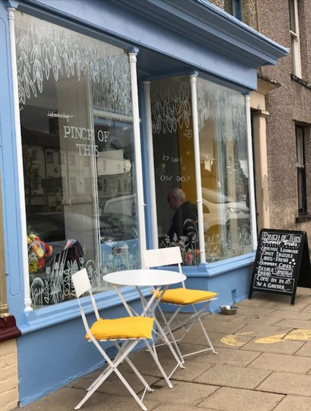 Dining at Pinch of This in bedale