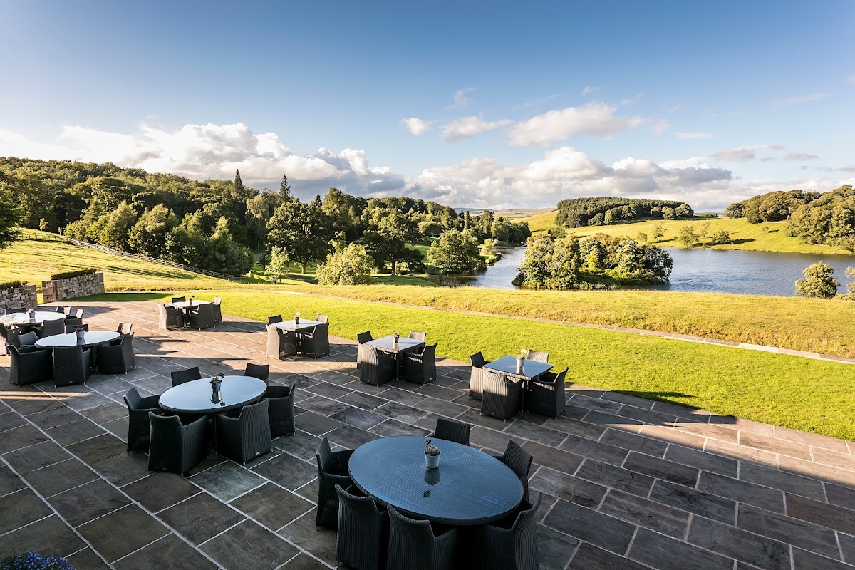 Dining at The View Restaurant in bell busk