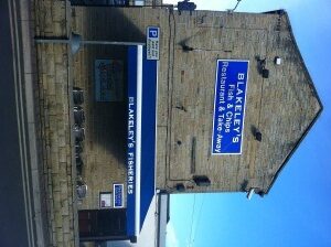Dining at Blakeley's Fish and Chip Restaurant and Takeaway in brighouse