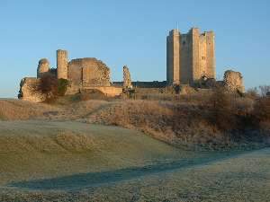 |Conisborough Castle from the air|