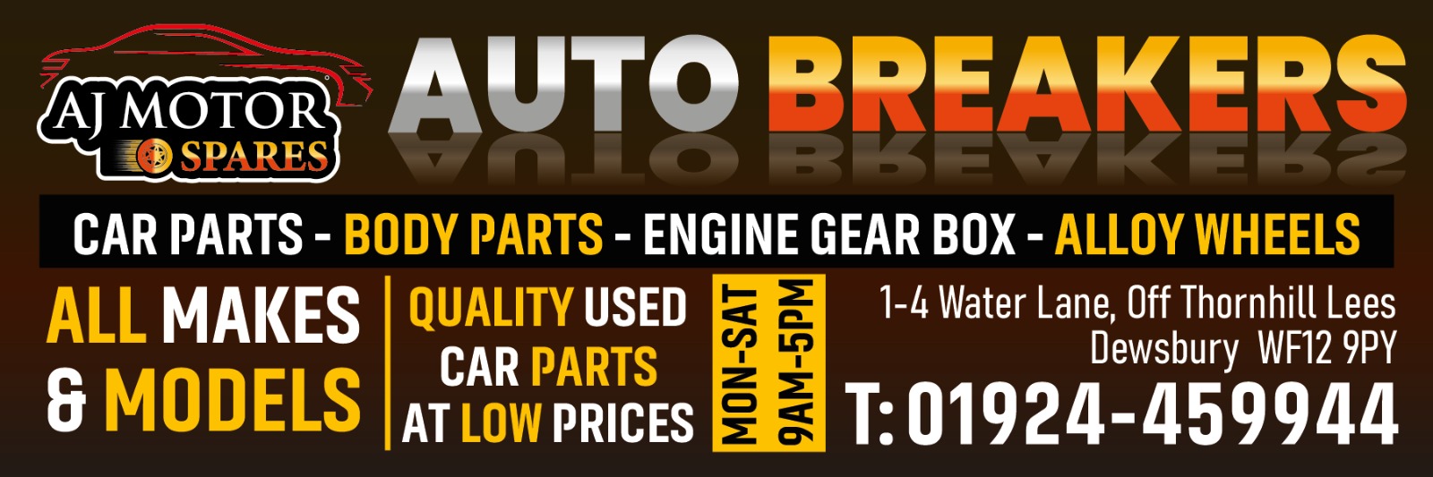 AJ Motors T/a AJ Motorspares