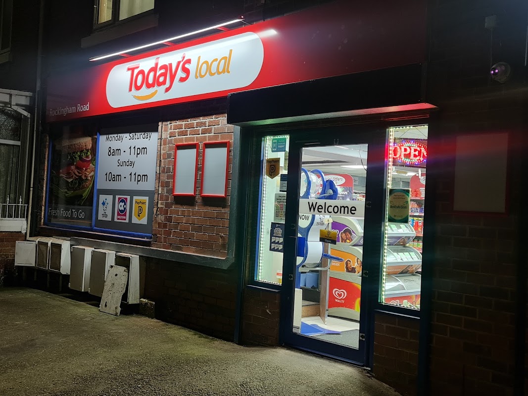Today's local Rockingham Road Off Licence