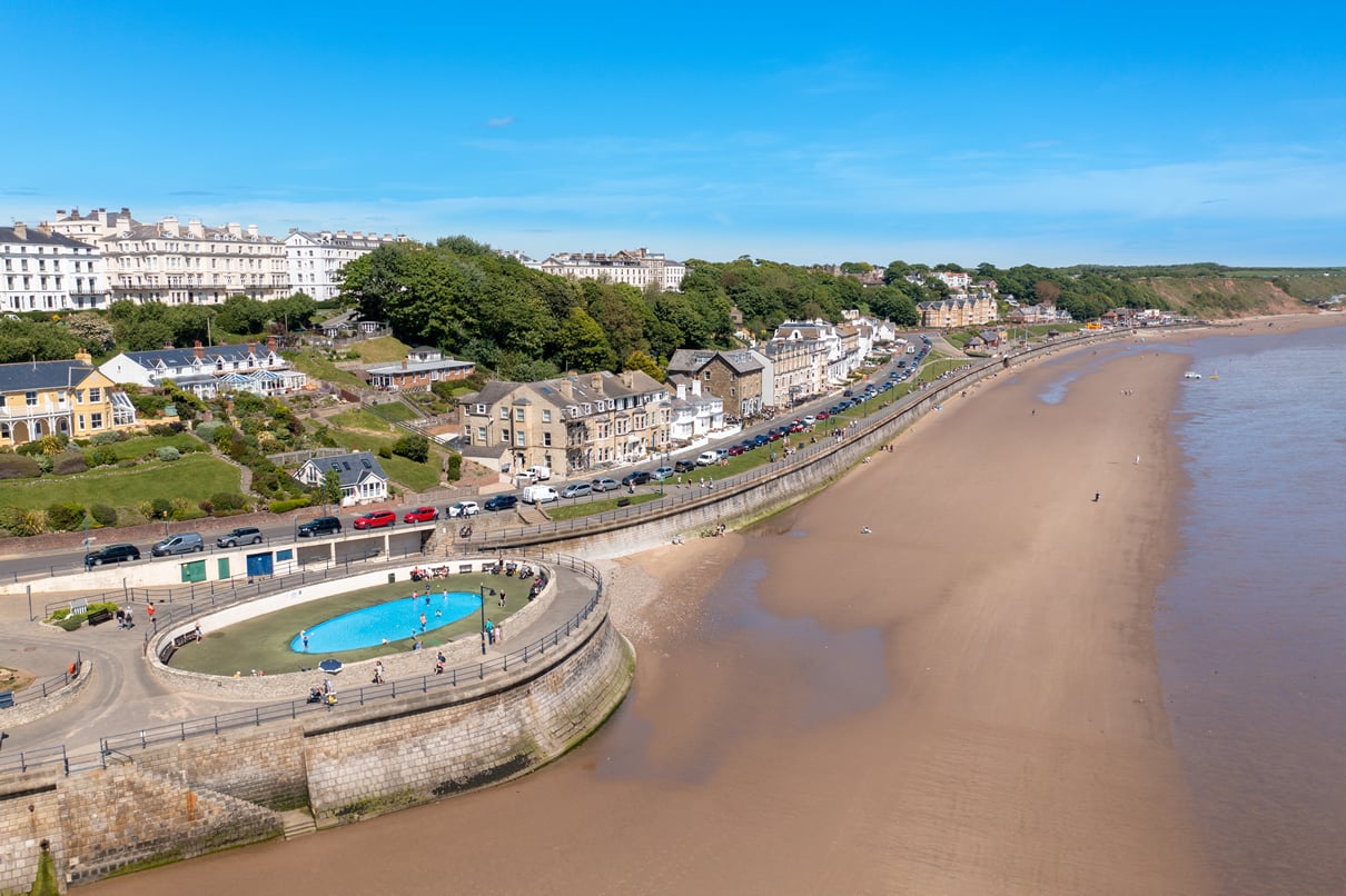 Filey beach|