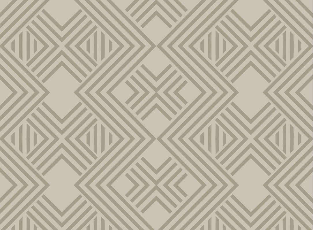 Geometric pattern featuring interlocking lines and shapes in muted tones, creating a modern, stylish design.