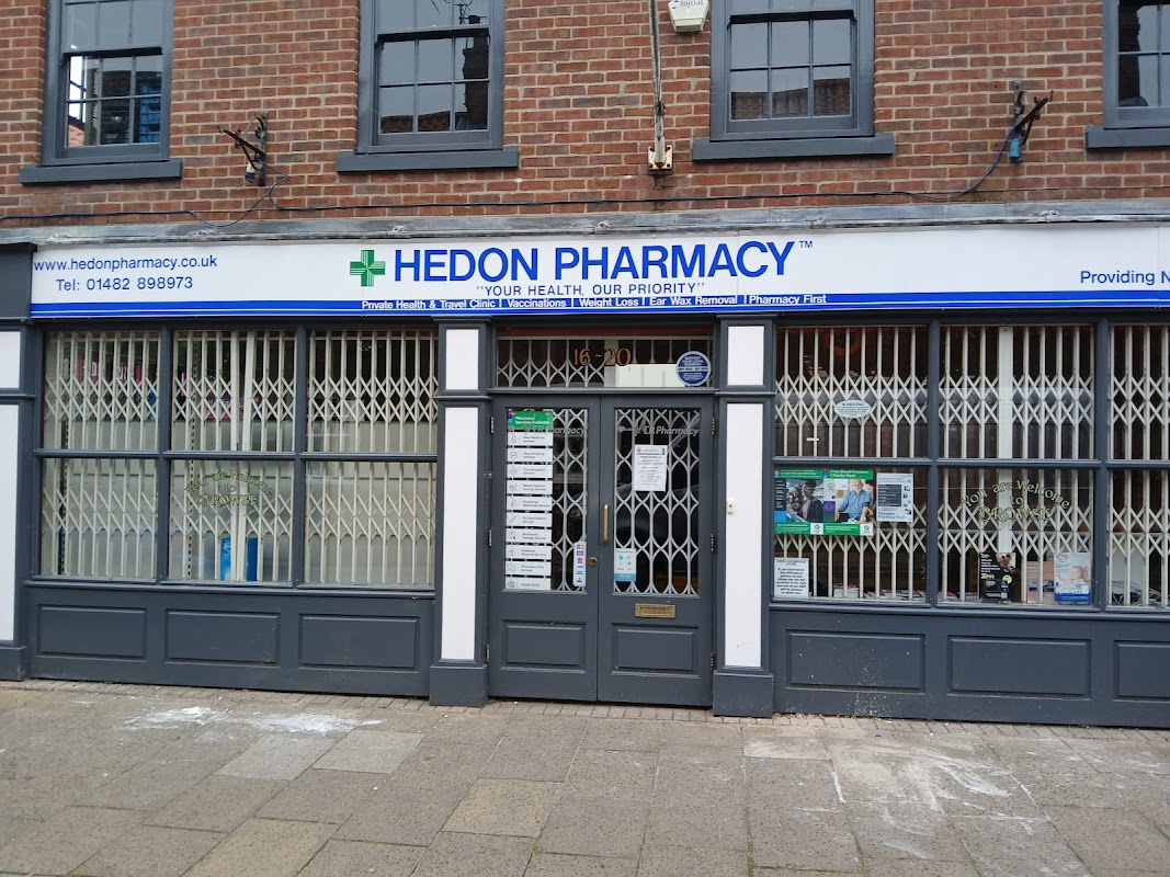 HEDON PHARMACY & PRIVATE HEALTH | TRAVEL CLINIC | EAR WAX REMOVAL | WEIGHT LOSS CLINIC