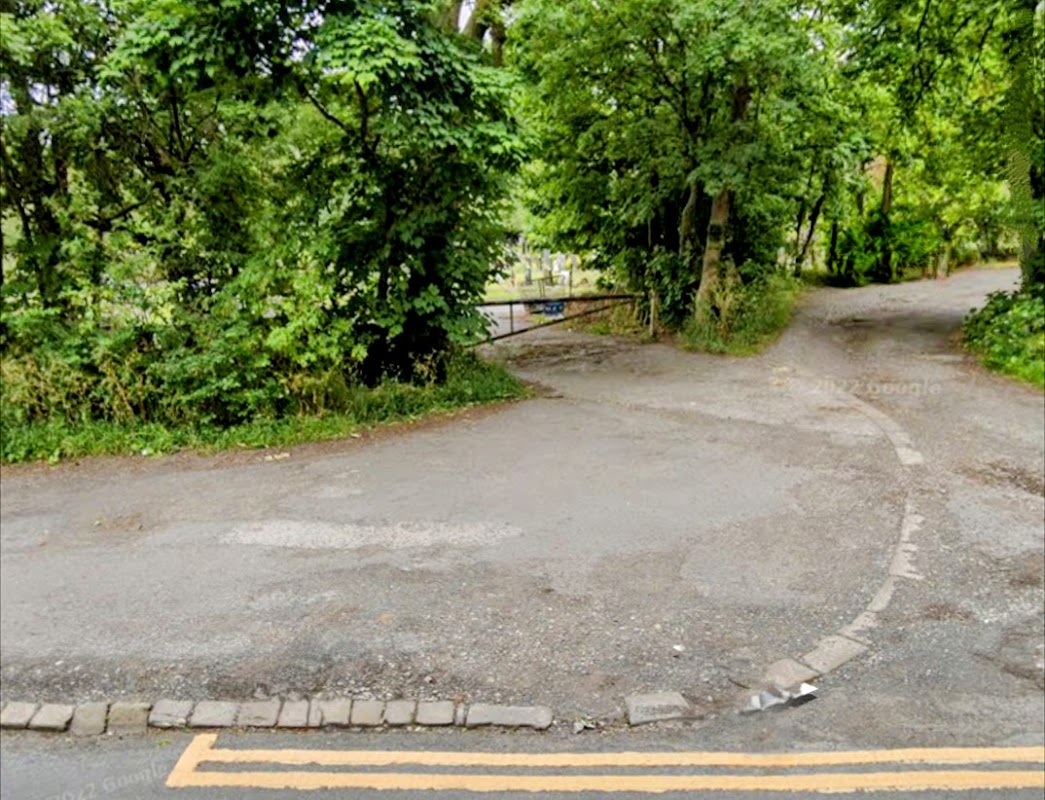 New Adel lane entrance to lawnswood cemetery