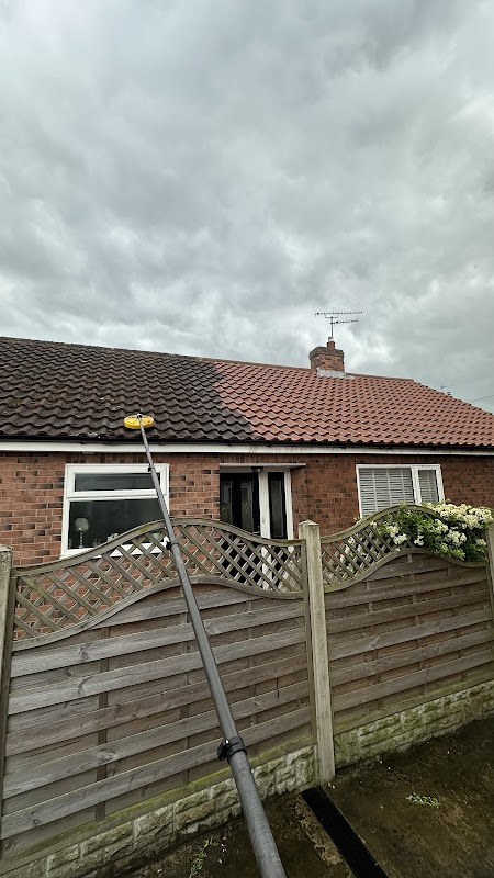 The roof cleaner