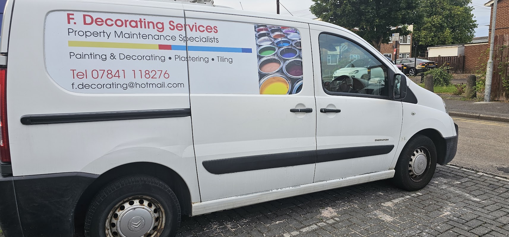 F. Decorating service