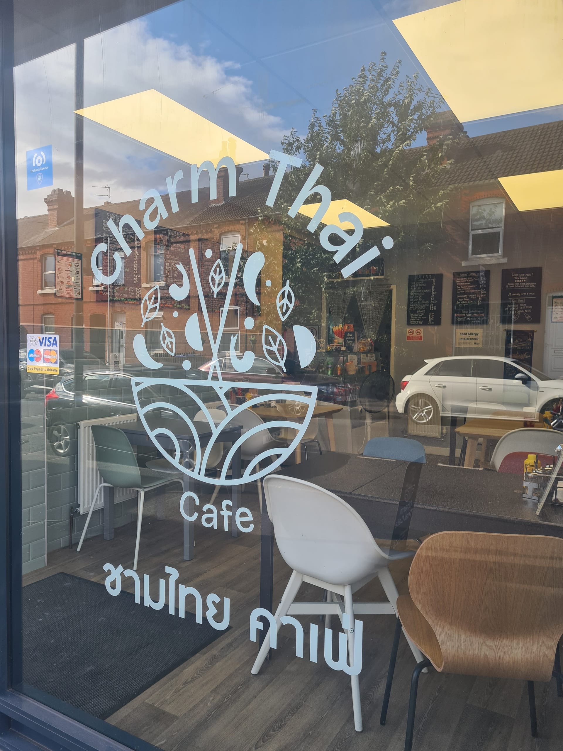 Dining at Charm Thai Cafe in doncaster
