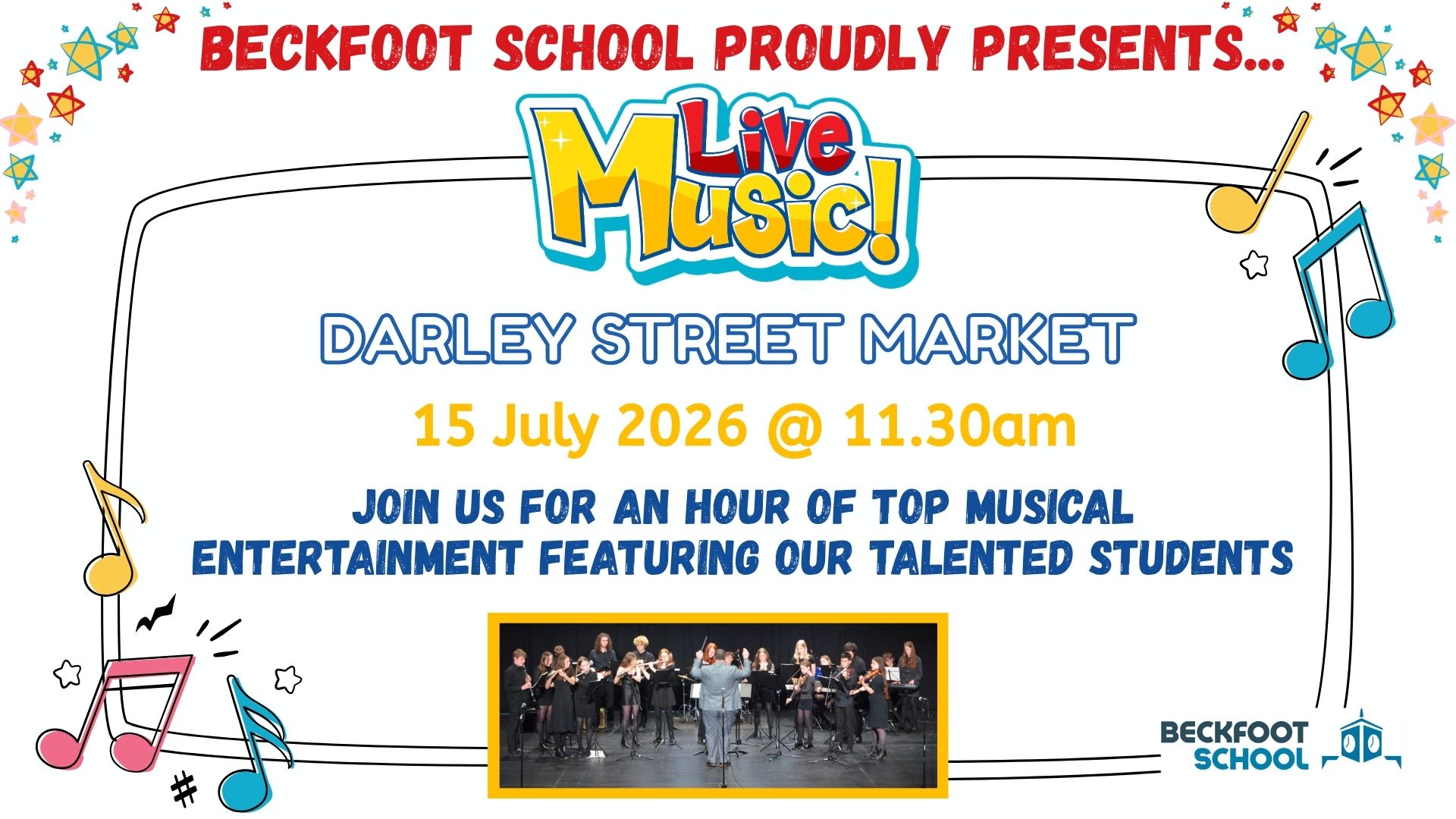 Live music from Beckfoot School
