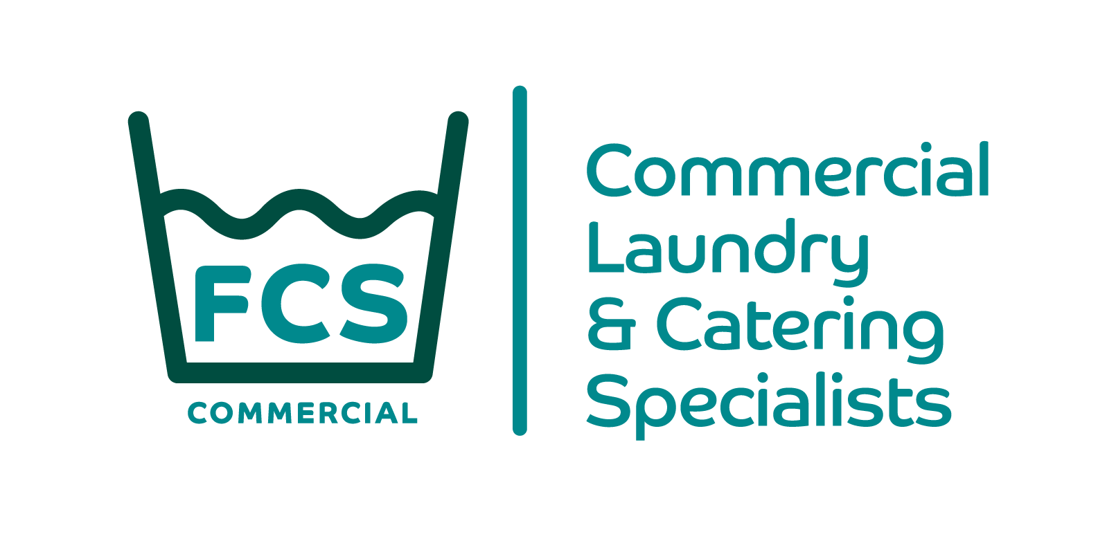 FCS Commercial logo with laundry and catering text