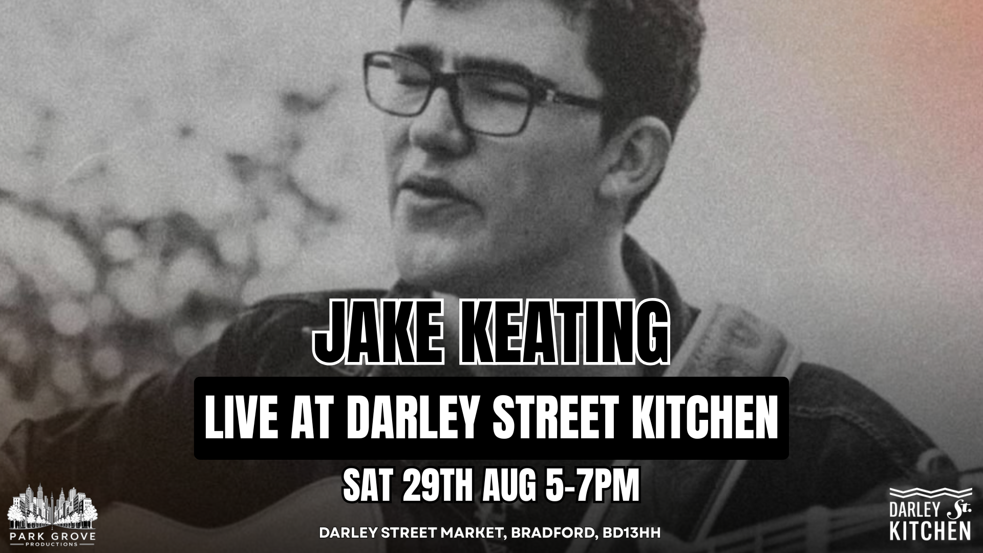 Event image for Jake Keating Live at Darley Street Kitchen
