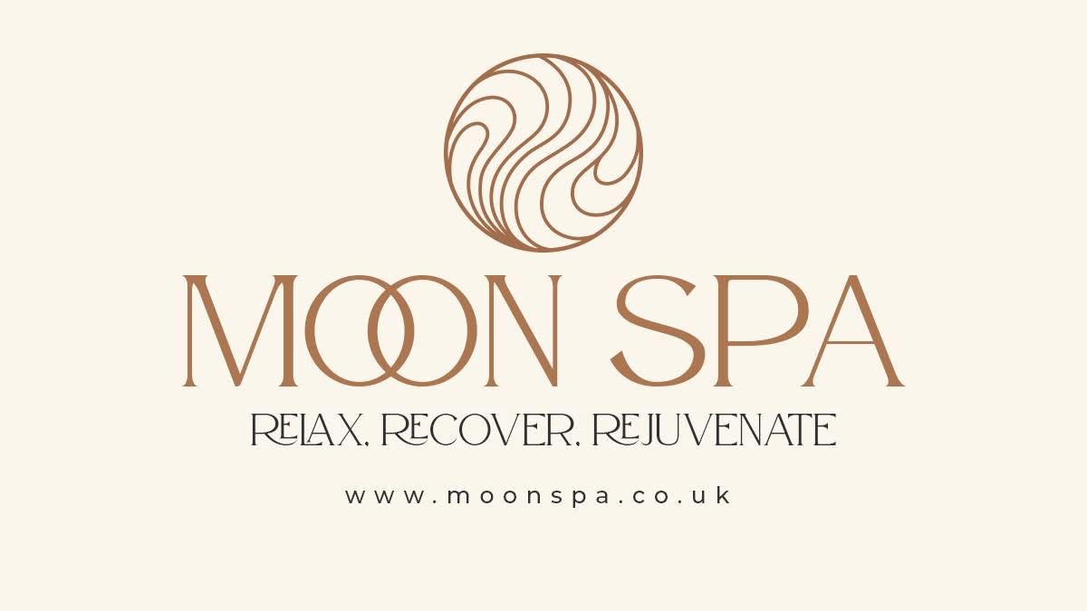 Moon Spa logo 'Relax, Recover, Rejuvenate'