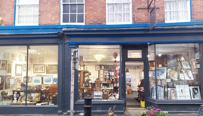 Large double fronted antique shop.