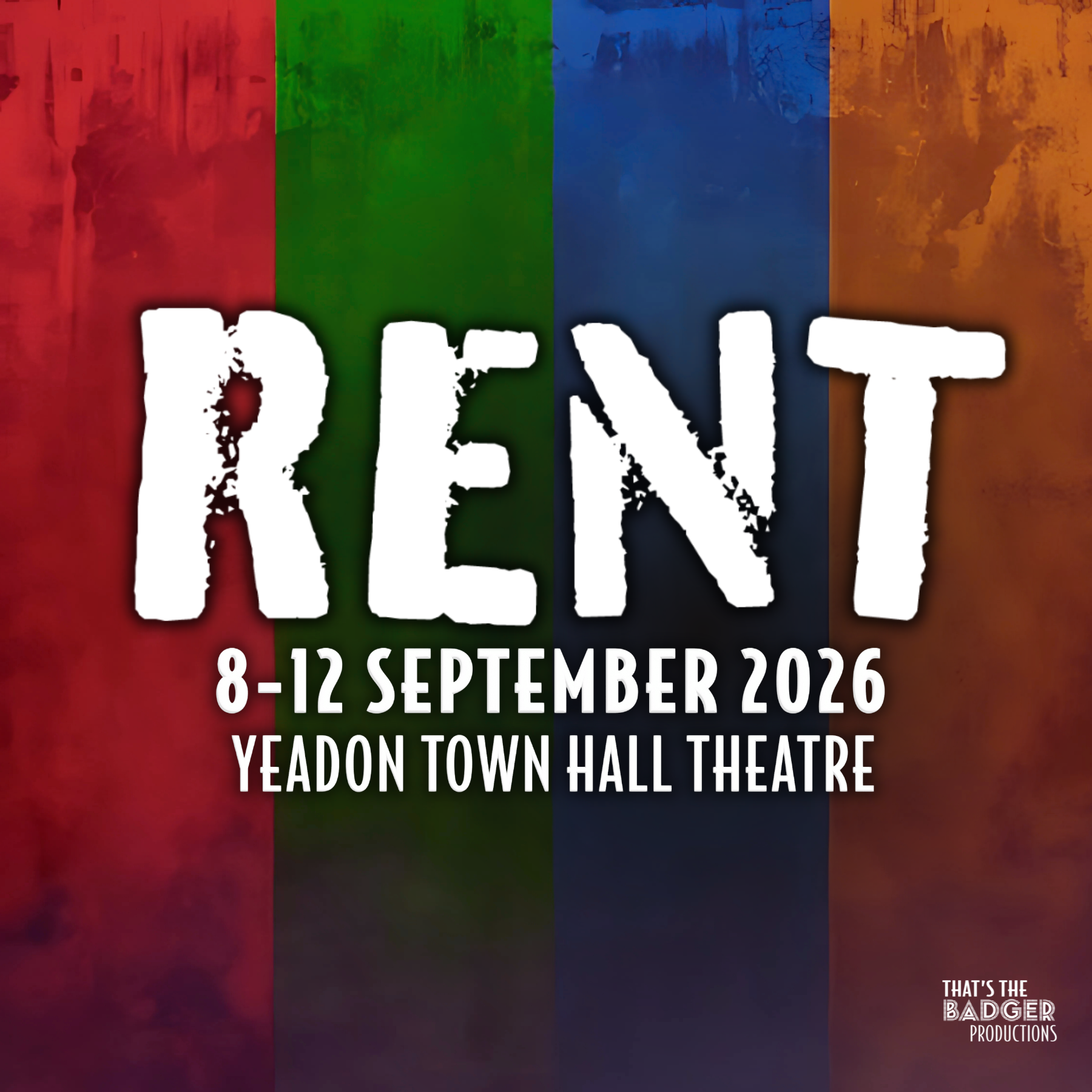 Event image for RENT! The Musical - Yeadon Town Hall